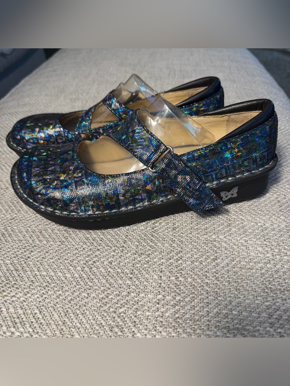 Alegria Blue Multi Mary Jane Comfort Shoe